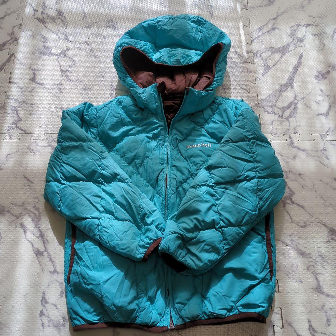 montbell  リバーシブルダウンアウター  130 モンベル キッズ リバーシブル ダウンパーカー 130 ダウン アウター