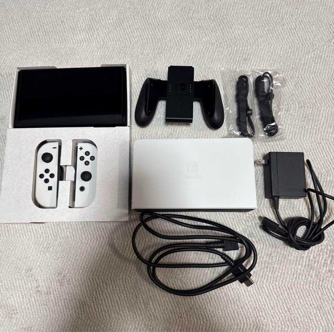 Switch有機EL＋スマブラ＋GC接続＆4コン付き Switch有機EL＋スマブラ＋GC接続＆4コン付き - メルカリ