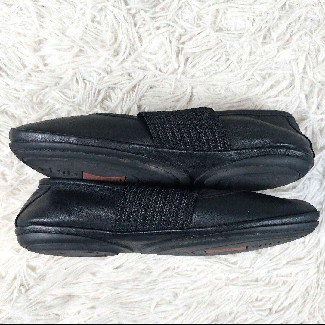 CAMPER ライトニナ 本革 レザースリッポン フラットバレエ