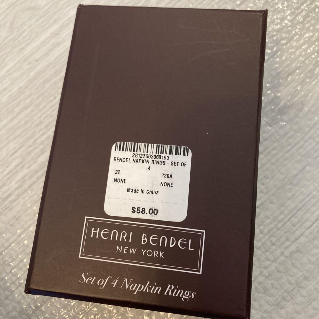 HENRI BENDEL ナプキンリング