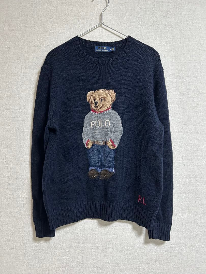 Polo Ralph Lauren ポロベア セーター M ネイビー