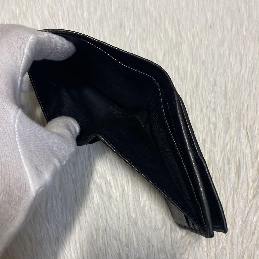 お買い得　GUCCI グッチ　二つ折り　財布　コインケース　黒　小銭入れ