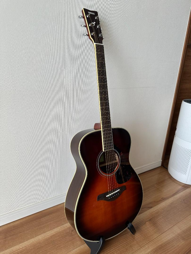 美品 YAMAHA アコースティック ギター FS830TBS スタンド付き