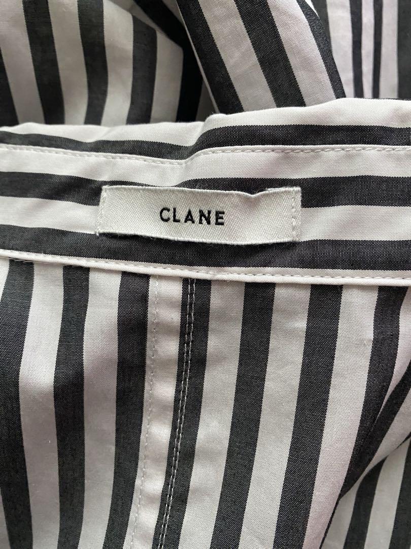 トップス CLANE clane DEEP SKIPPER OVER SHIRT