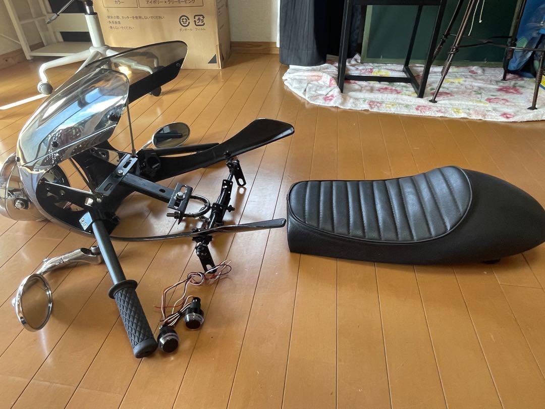 SR GB クラブマンカフェレーサーフルセットカスタムハーフカウル