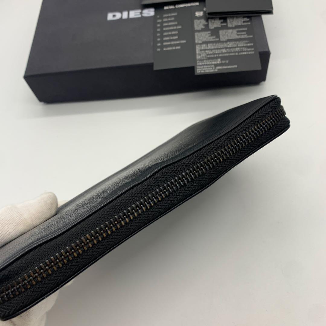 ☆新品 同様☆DIESEL☆ディーゼル☆ラウンドジップ☆長財布