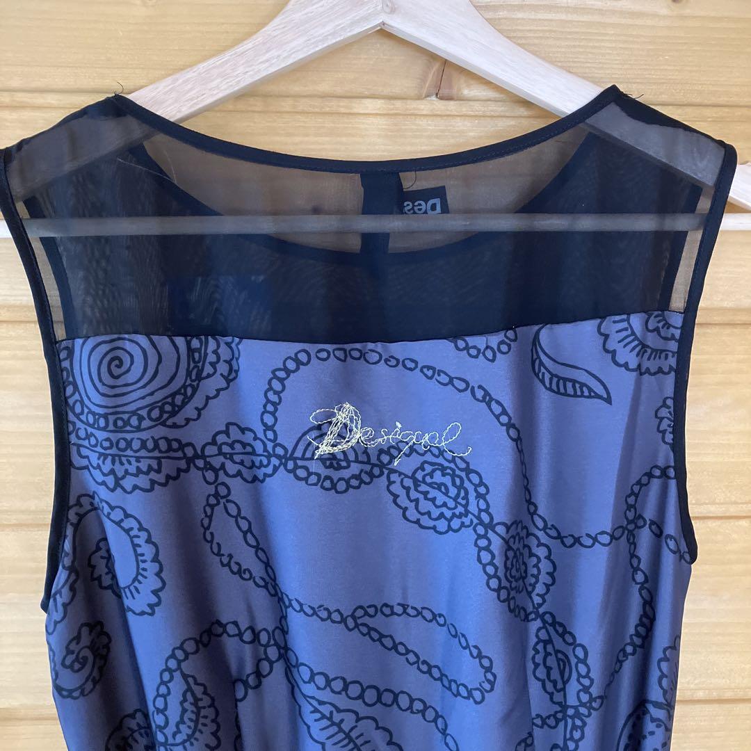 ●新品　desigual デシグアル　ローズ柄　ドレス　ワンピース