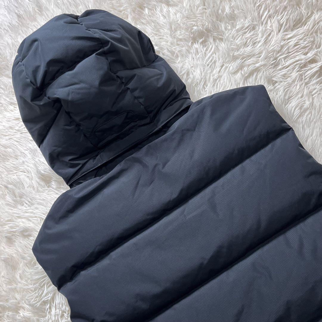 極美品✨ポロラルフローレン ダウンベスト ビッグポニー 2WAY ブラック L 画像5