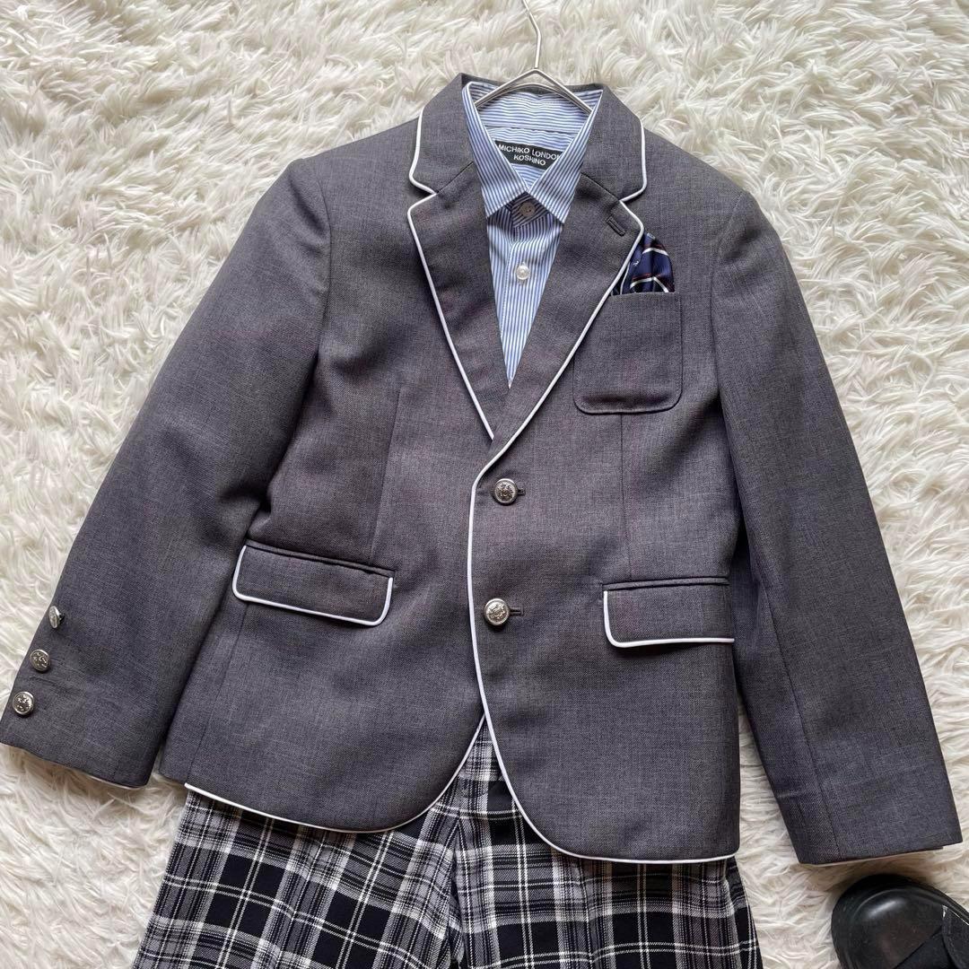 ミチコロンドンコシノ　男子 卒服3点セット　セットアップ　ショートパンツ　130