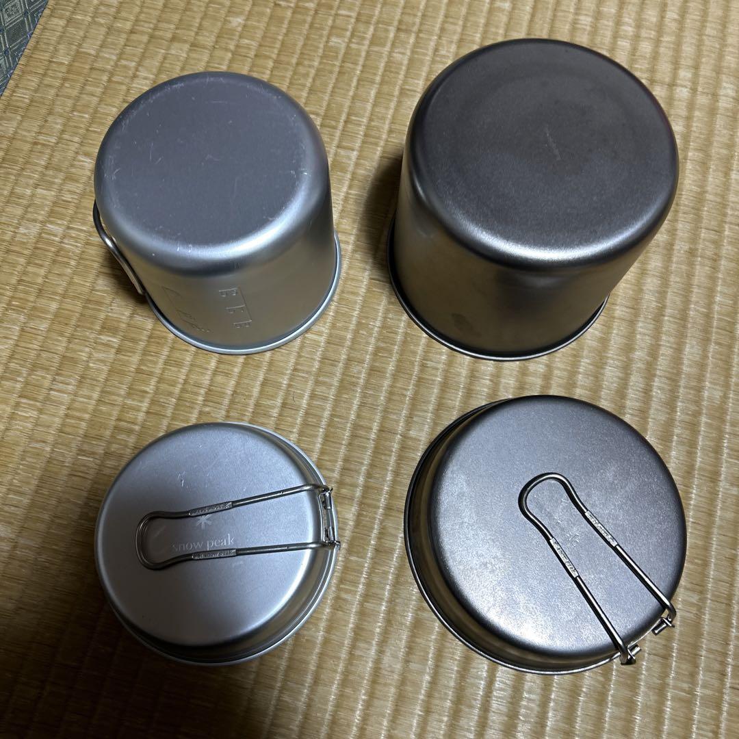 スノーピーク　チタントレック1400、トレック900セット