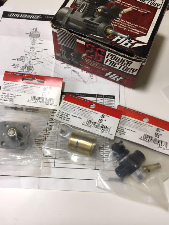 hpi  hotbodies パワーファクトリー26 エンジン部品セット