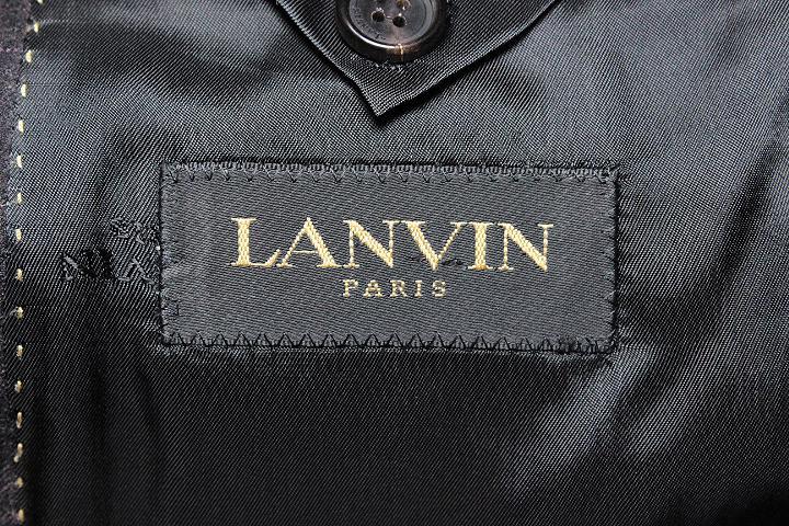 正規品　LANVIN　ランバン　パリス　ウール100％　ビジネス　スーツ メンズ