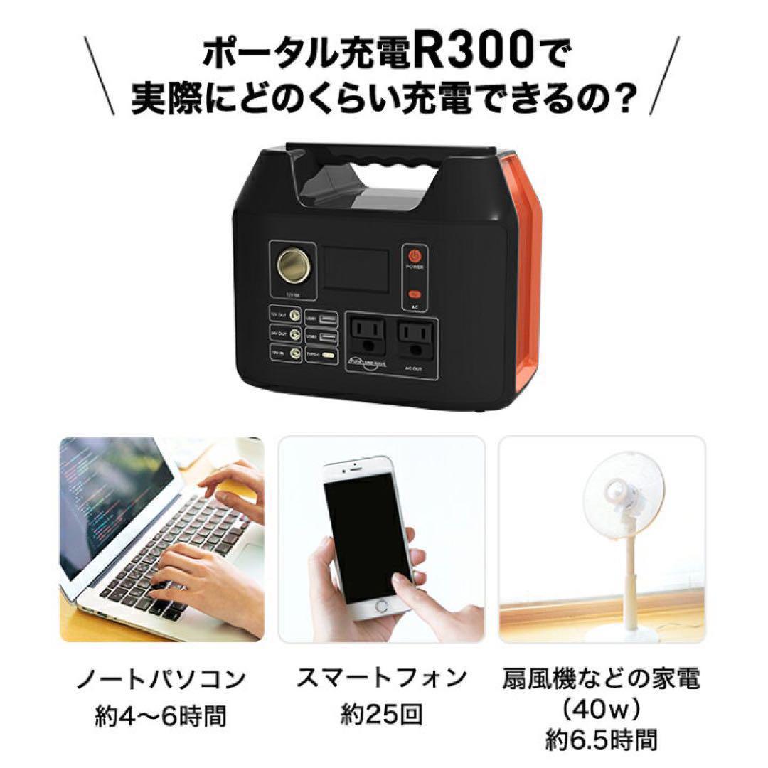 【Meterk 300W】ポータブル電源発電機