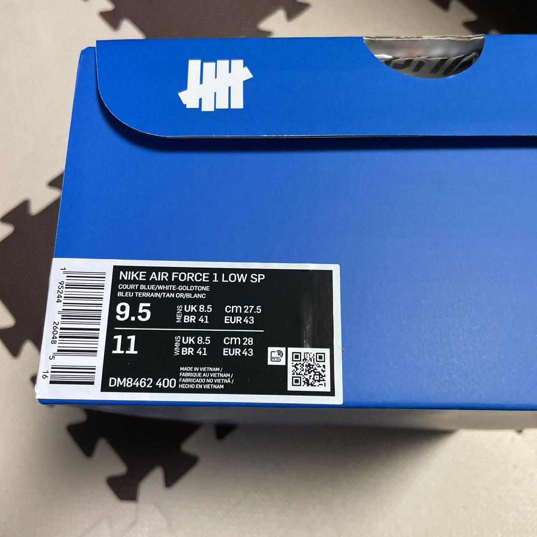 靴 Nike Air Force 1 Low SP UNDEFEATED 27.5