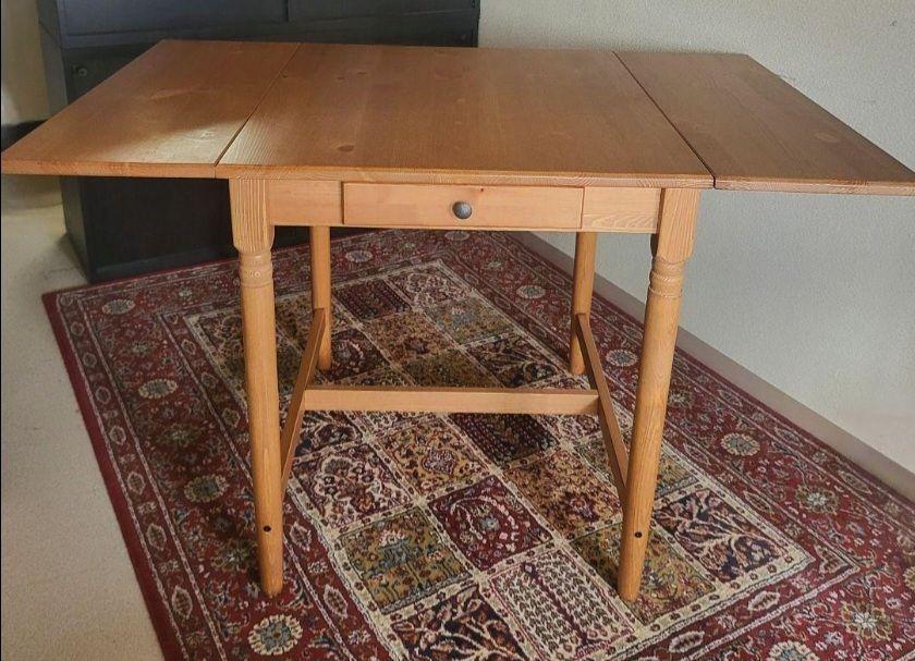 【廃番品希少】IKEA INGATORP インガートルプ ドロップリーフテーブル