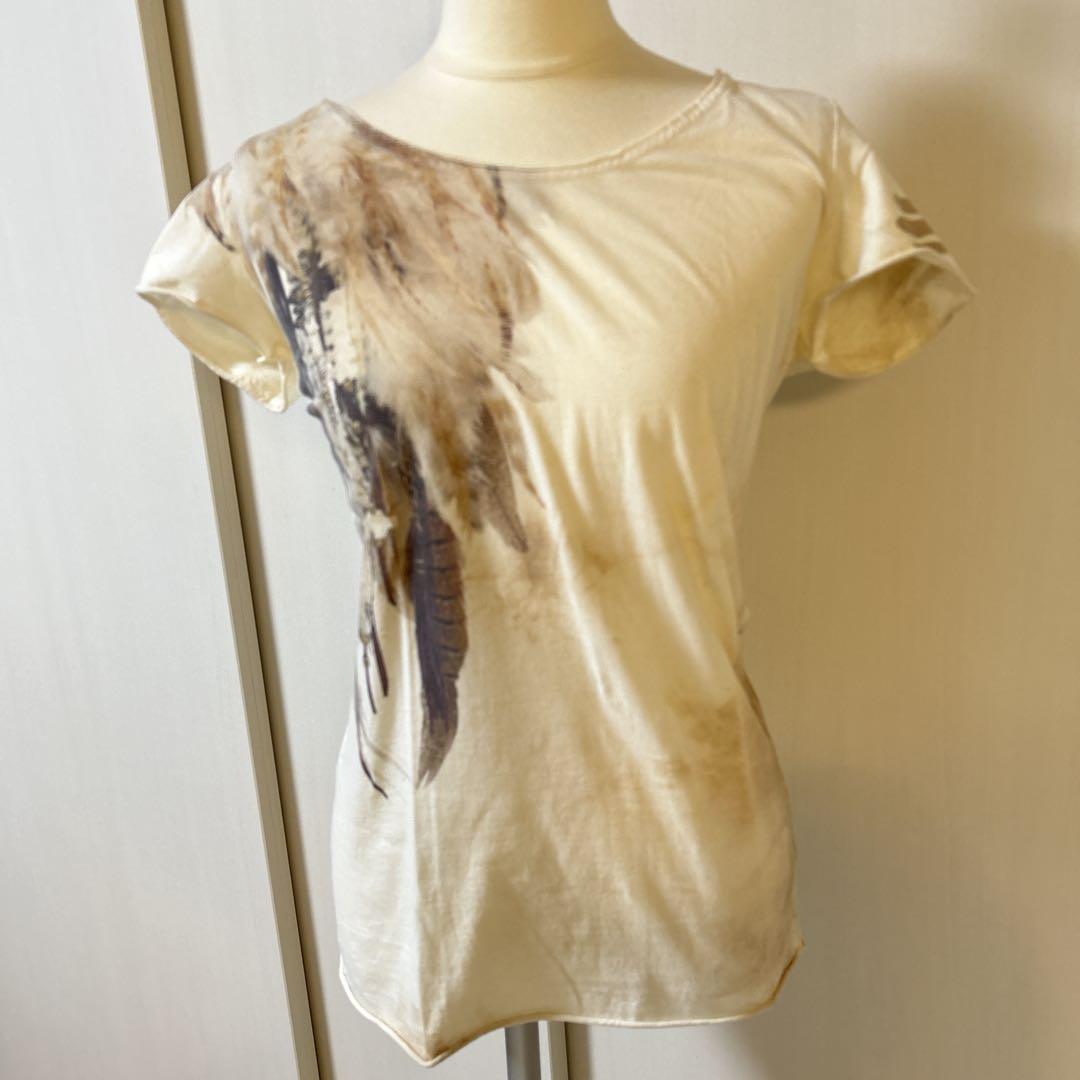 【美品】goa ゴア フェザープリント Tシャツ 半袖 ヴィンテージ goa（Tシャツ(半袖/袖なし)）のフリマアイテム一覧