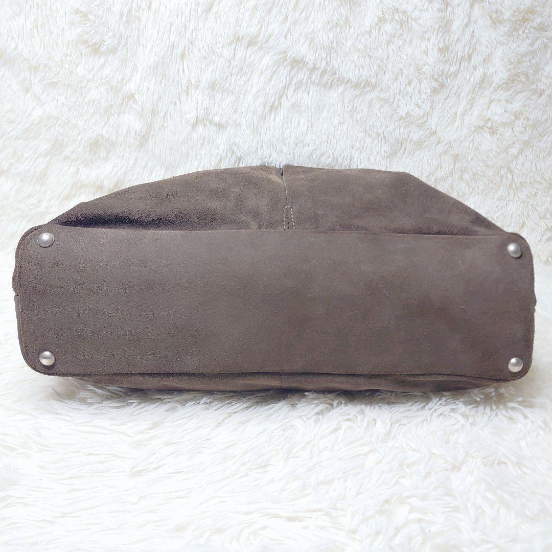 【美品】ZANELLATO ヘルメットバッグ ダレスバッグ 縦型 スエード 鍵付