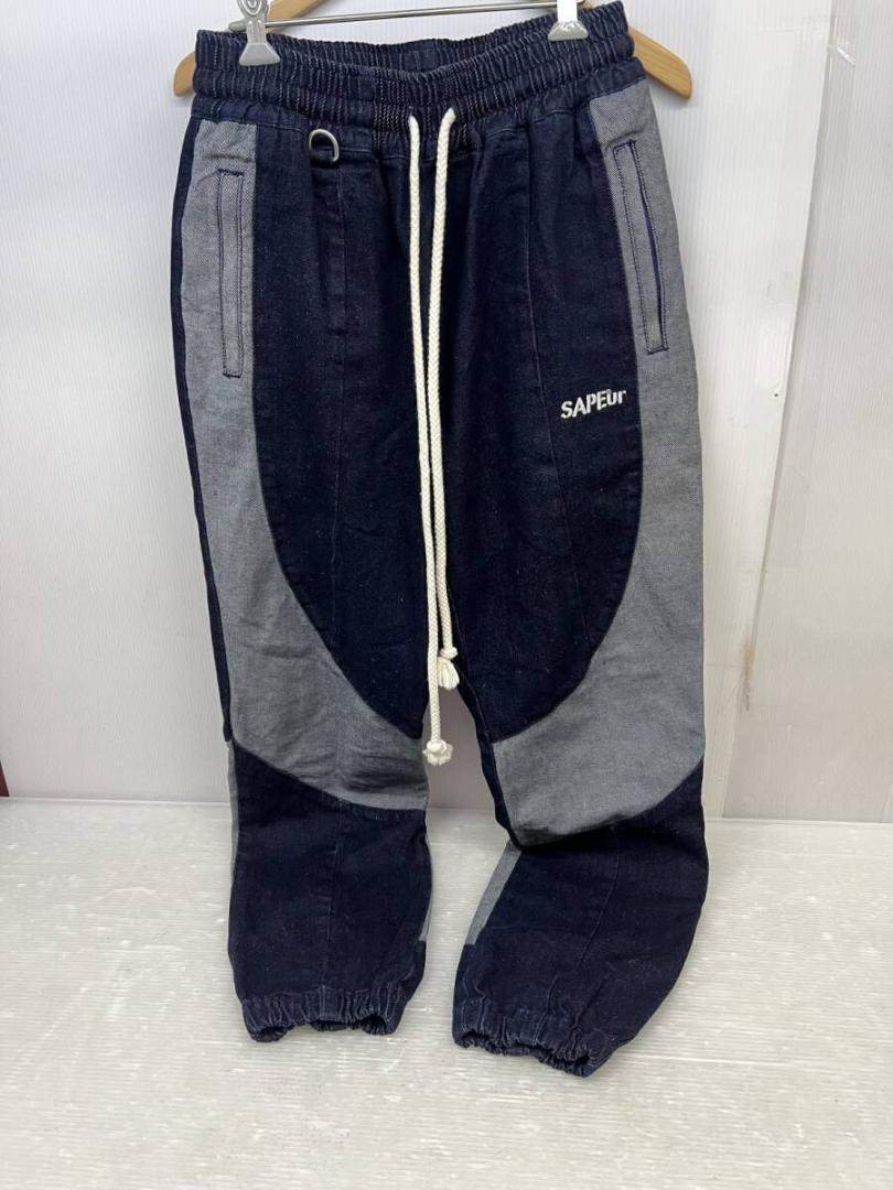 H-06 SAPEur Denim Truck Pants 切り替えデニム
