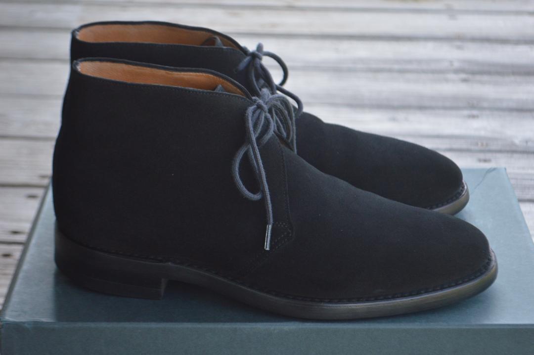 CROCKETT＆JONES　CHERTSEY3　7E　ブラック　チャッカブーツ
