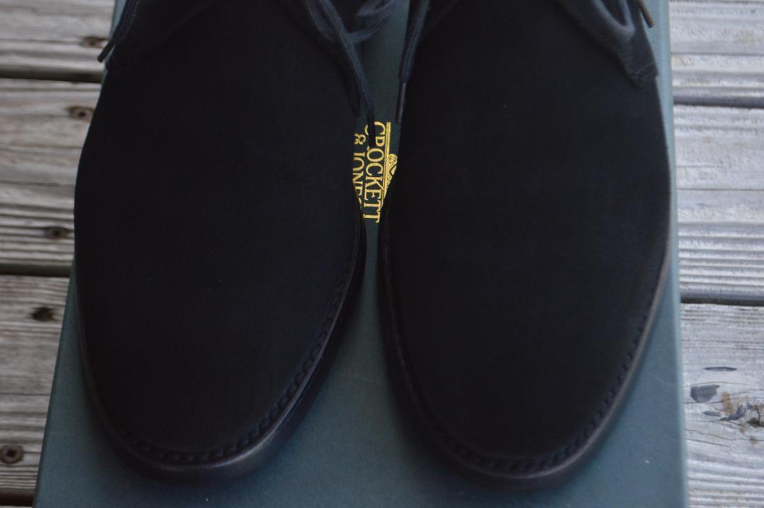 CROCKETT＆JONES　CHERTSEY3　7E　ブラック　チャッカブーツ
