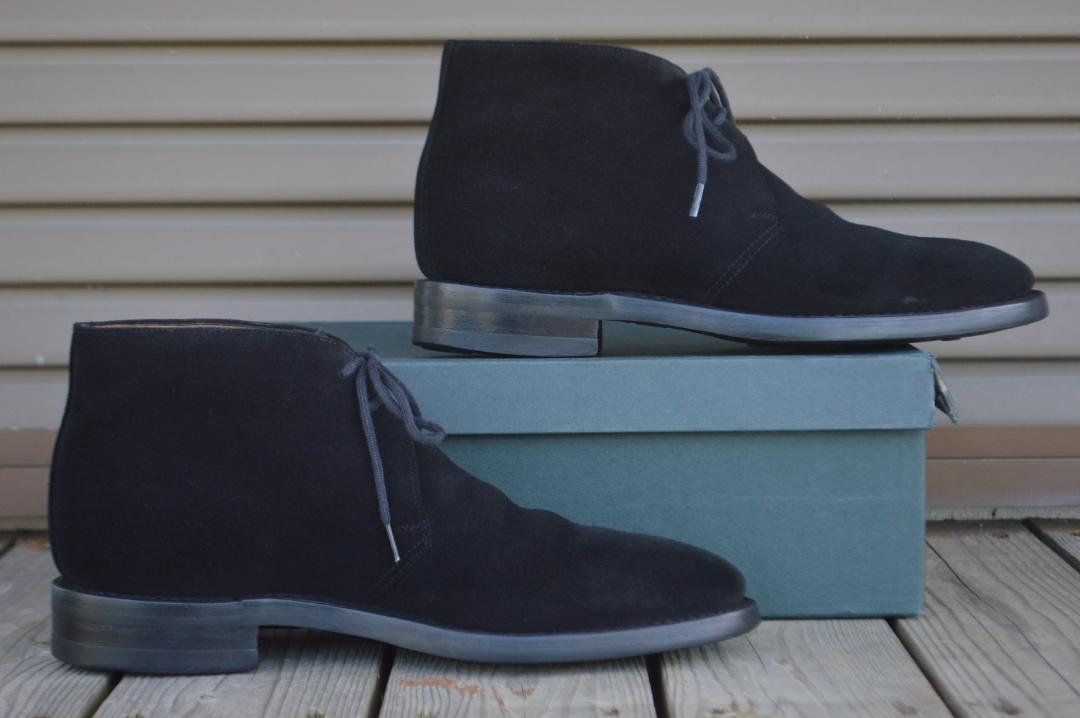 CROCKETT＆JONES　CHERTSEY3　7E　ブラック　チャッカブーツ