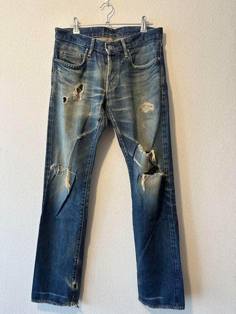 Hysteric Glamour 00s Studs Damage Denim