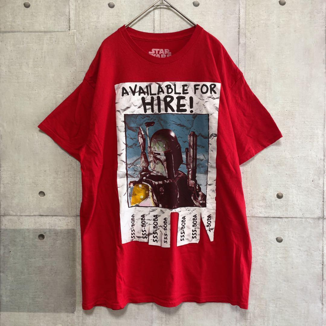 ♦︎スターウォーズ♦︎ Tシャツ プリントT 【L】 半袖 ダースベイダー 赤