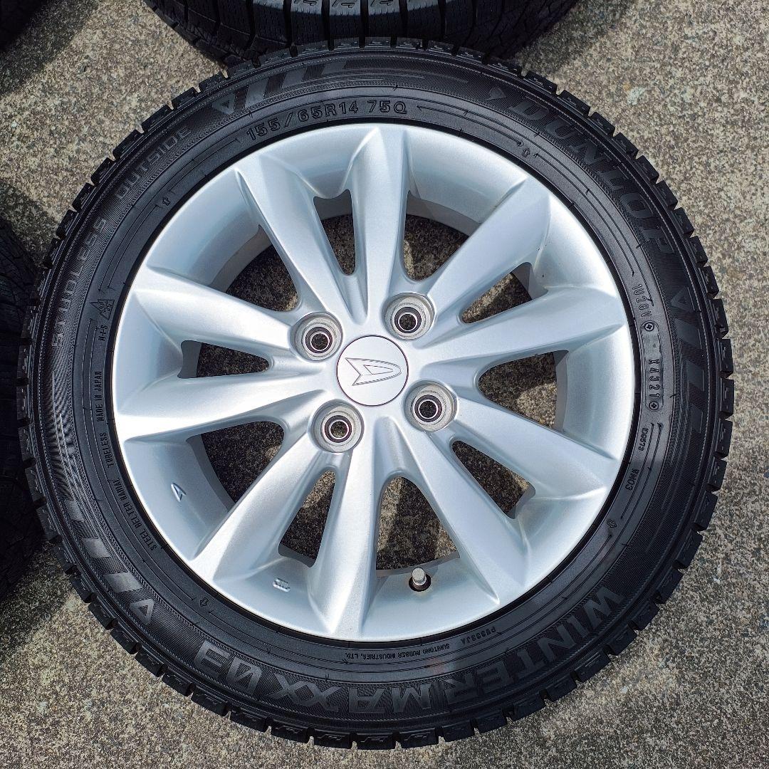 z*i様 【送料込み】ダイハツ DAIHATSU 純正アルミホイールスタッドレス