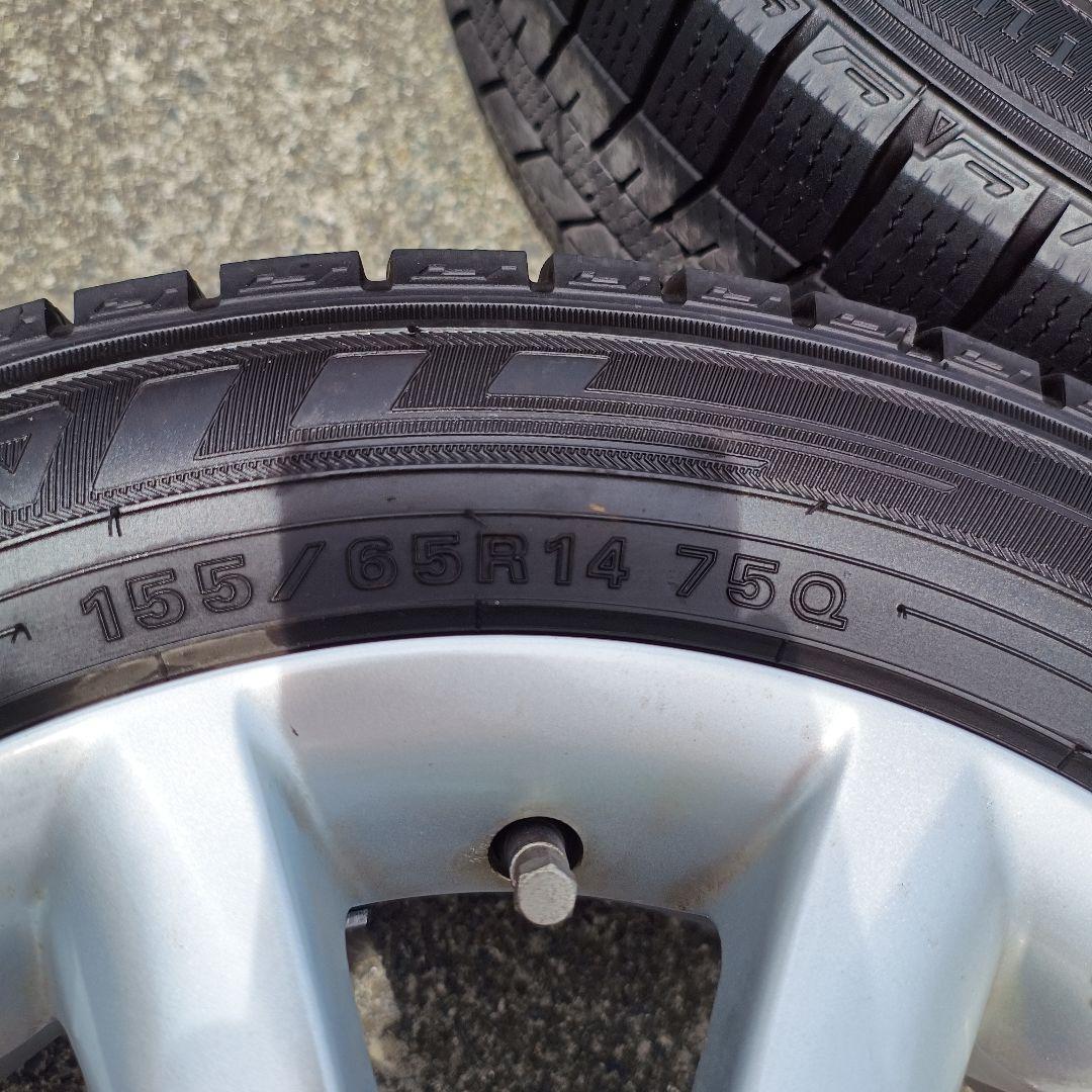 z*i様 【送料込み】ダイハツ DAIHATSU 純正アルミホイールスタッドレス