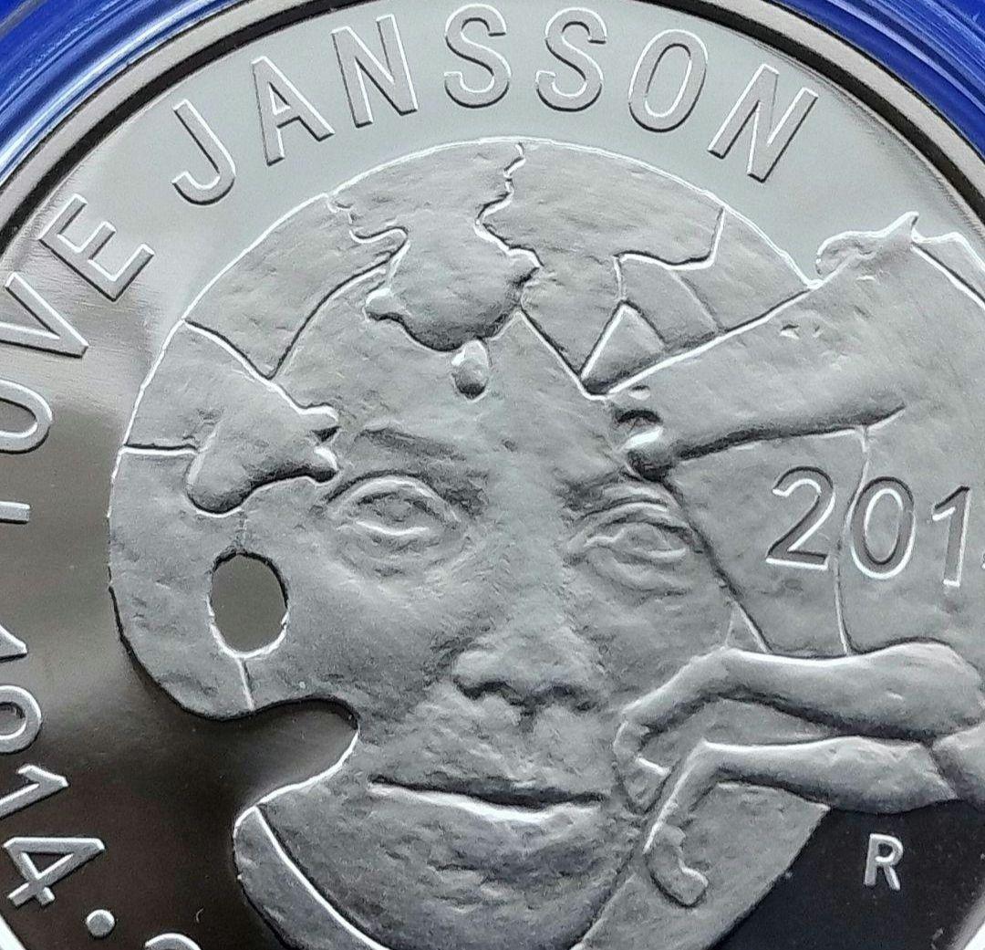 フィンランド　「ムーミン」トーベ・ヤンソン生誕100周年記念銀貨 フィンランド 「ムーミン」トーベ・ヤンソン生誕100周年記念銀貨