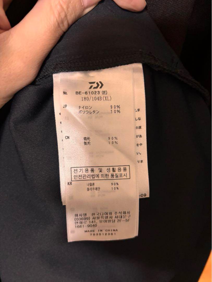 ENNOY DAIWA PIER39 JERSEY CREW XL ブラック