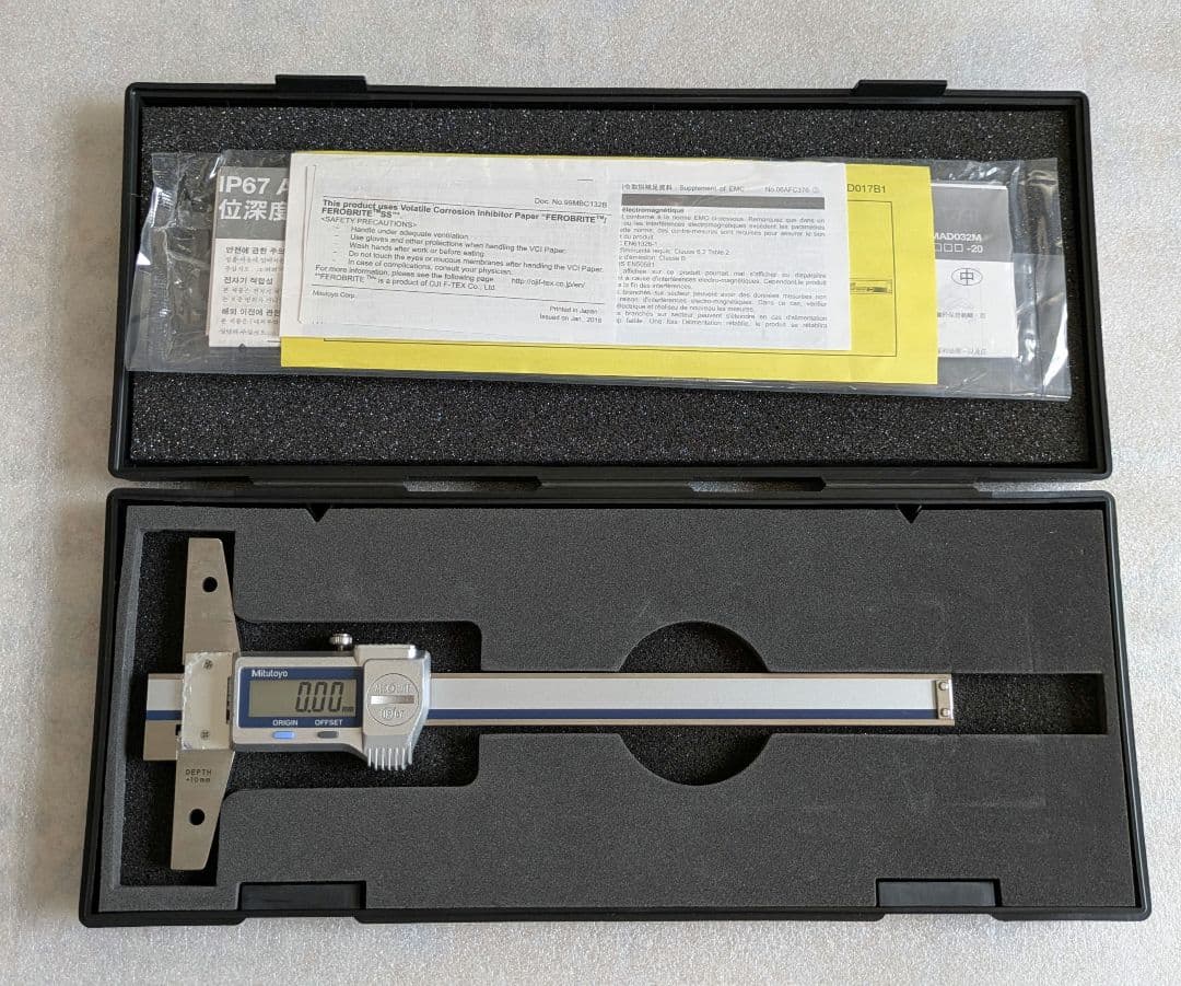 ミツトヨ vds-p15h デジマチックデプスゲージ マイクロメーターMitutoyo