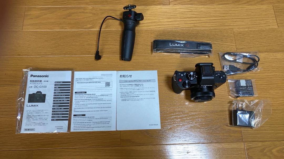 展示品・美品Panasonic LUMIX DC-G100V ブラック