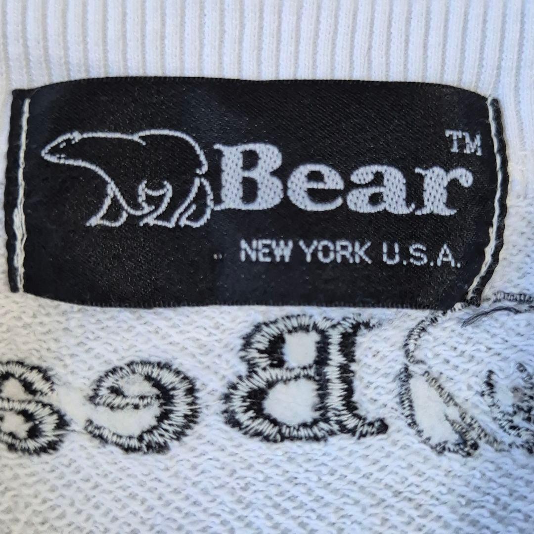 美品 Bear 90's スウェット トレーナー 刺繍ロゴ ホワイト M 90s古着 スウェット センター刺繍ロゴ グレー トレーナー | 古着 らくふるビンテージ\u0026リメイク専門のオンライン古着SHOP powered  by BASE
