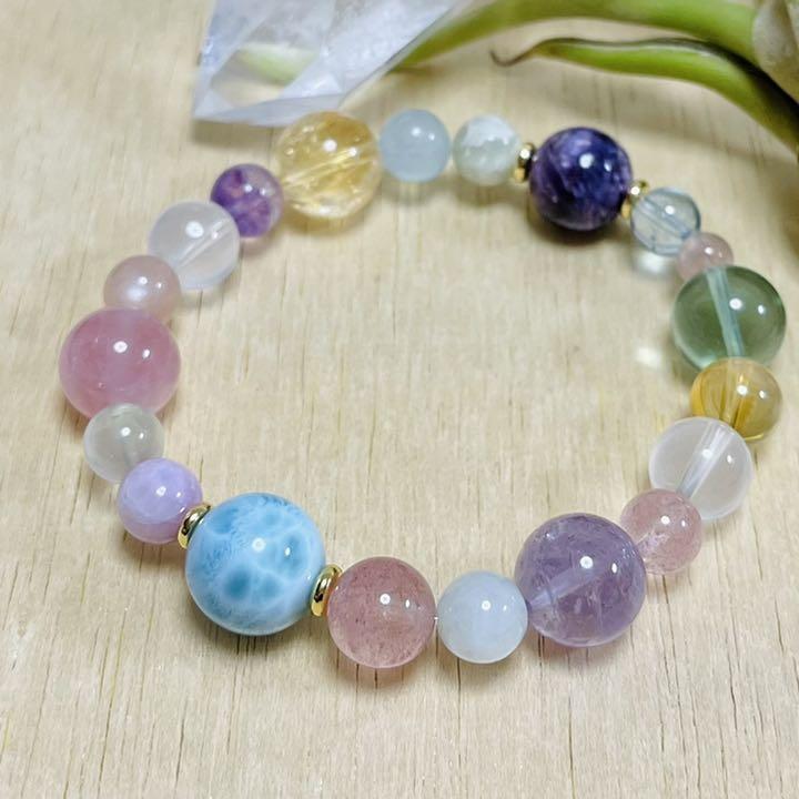 定番の中古商品 天然石(ラリマー、チャロアイト、クンツァイト等