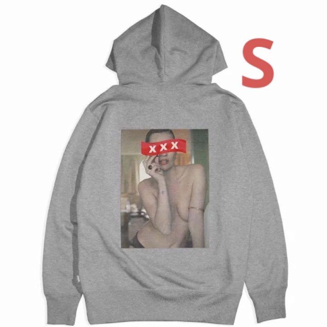 新品 GOD SELECTION XXX ケイトモス パーカー Sサイズ グレー