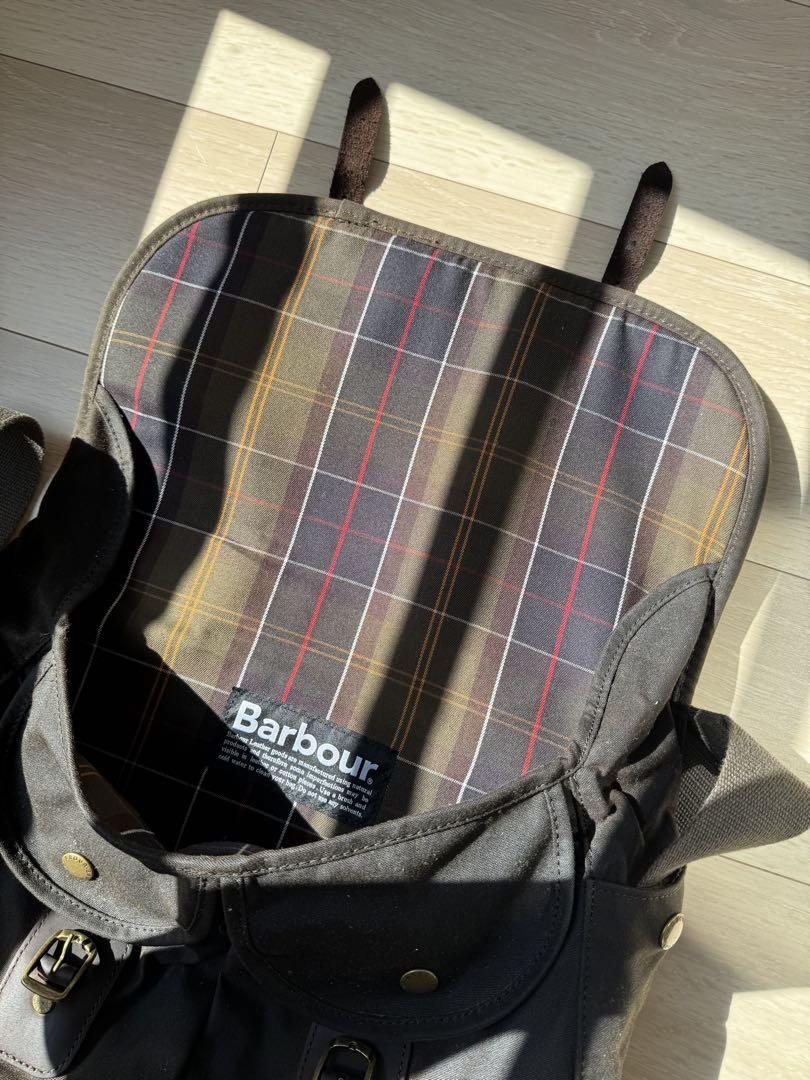Barbour オリーブ　ショルダーバッグ