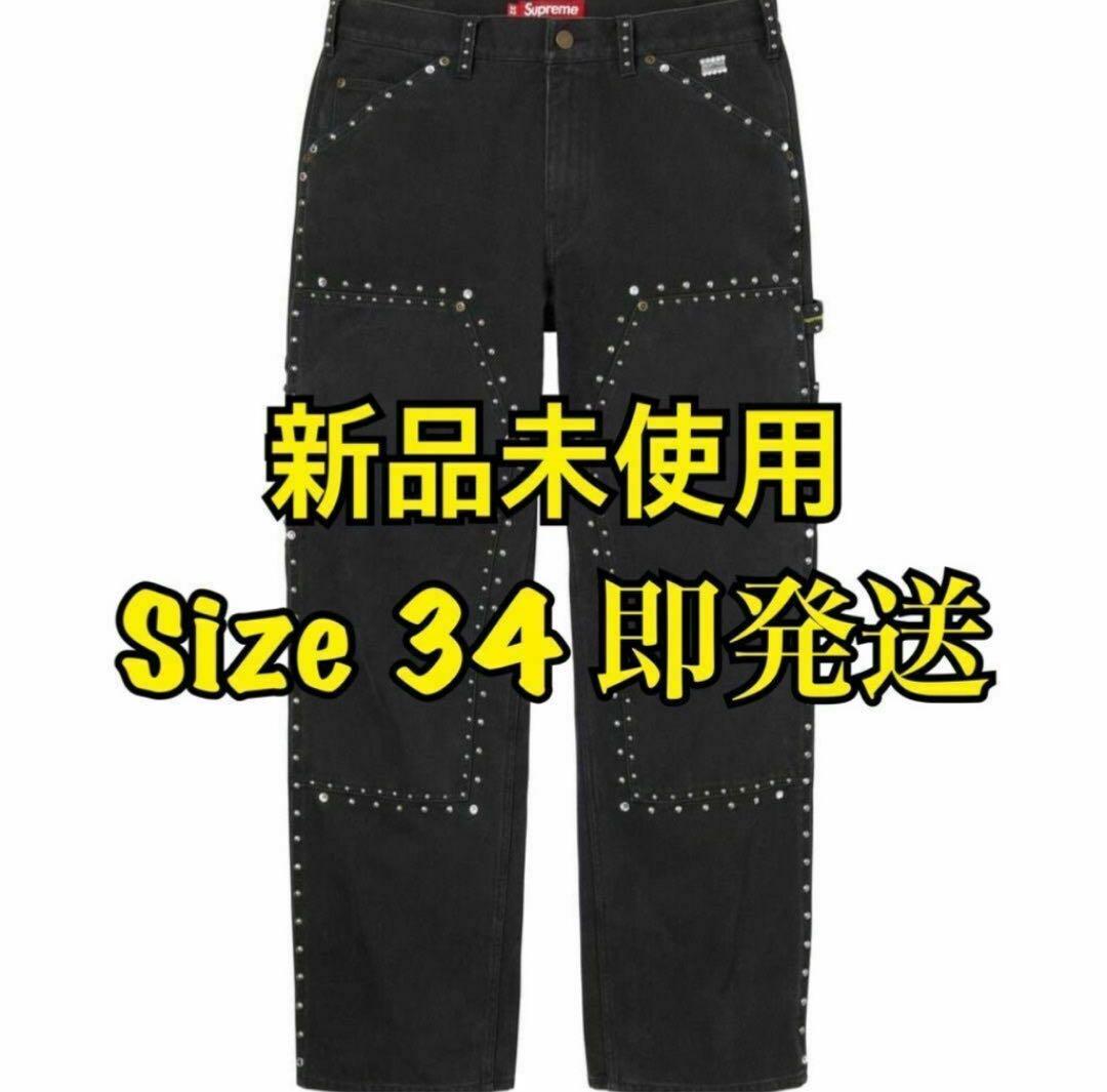 Supreme Simon Studded Double Knee Pant 黒