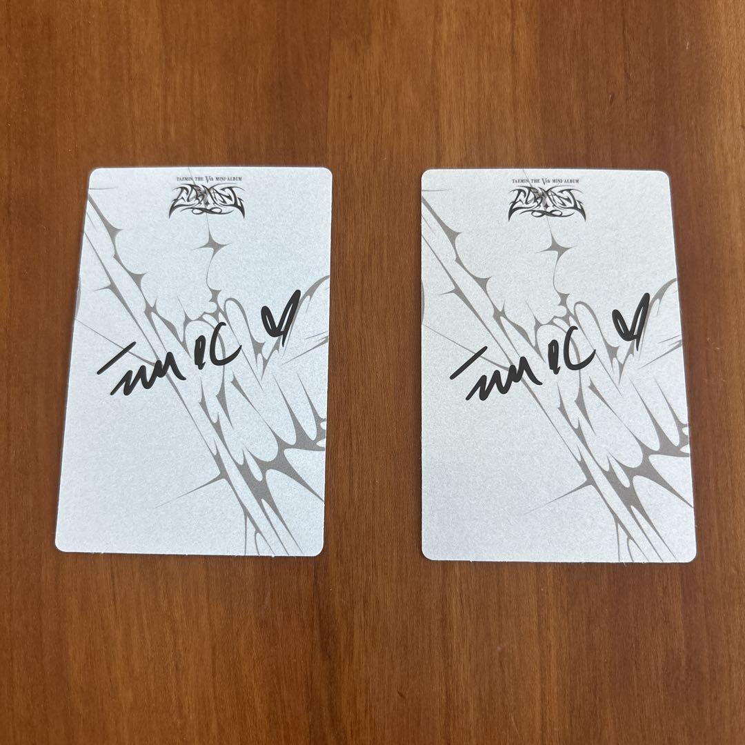 TAEMINのアルバム2枚セット(トレカ付き) TAEMIN PRESS IT トレカ付きALBUM - メルカリ