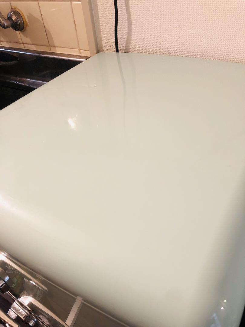 アイリスオーヤマ　エメラルドグリーン冷蔵庫　レトロ冷蔵庫