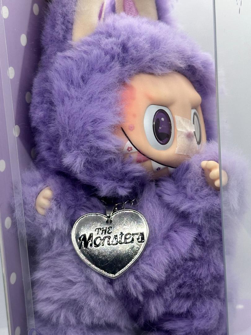 【新品】LABUBU ラブブ ぬいぐるみ パープル ZIMOMO Labubu ぬいぐるみ パープル ラブブ コットンキャンディ ZIMOMO