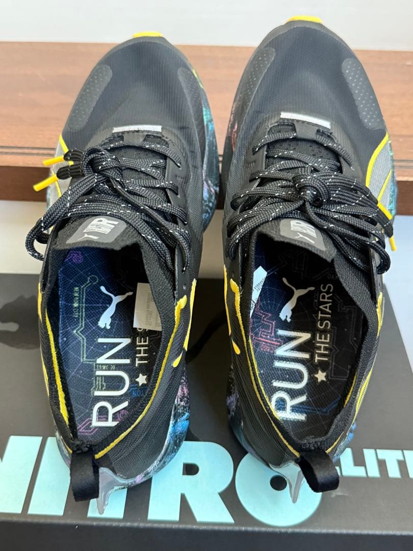 Puma Nitro Elite 25cm ランニング ブラック|イエローPUMA HRDEVELOPMENT_JP