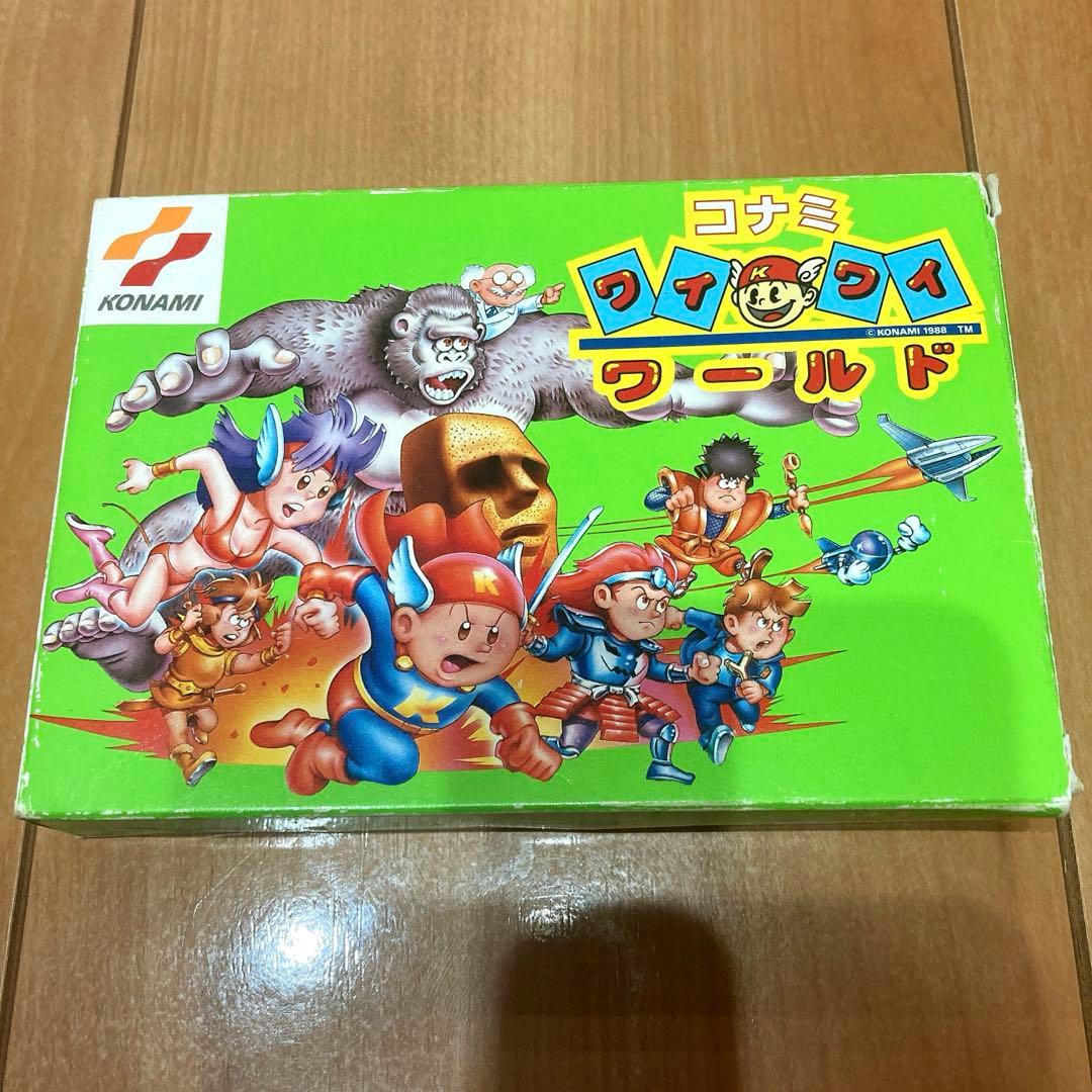 コナミ　ワイワイワールド　カード、説明書付き