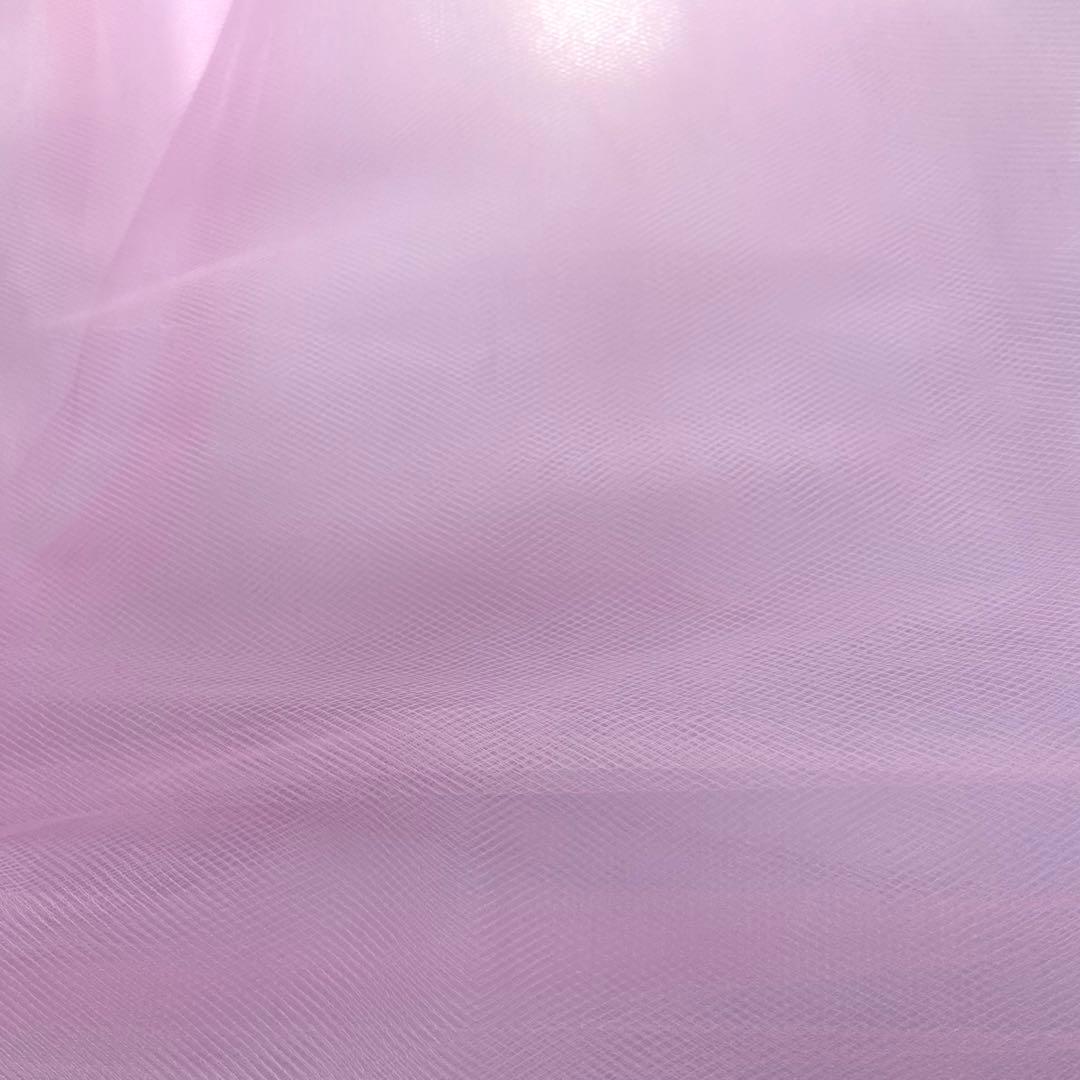 装飾用　チュール　生地　ピンク