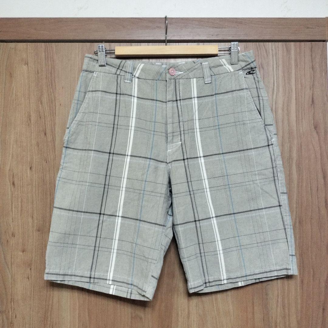 アメリカ企画　00s O'NEILL チェック柄ショートパンツ　オニール