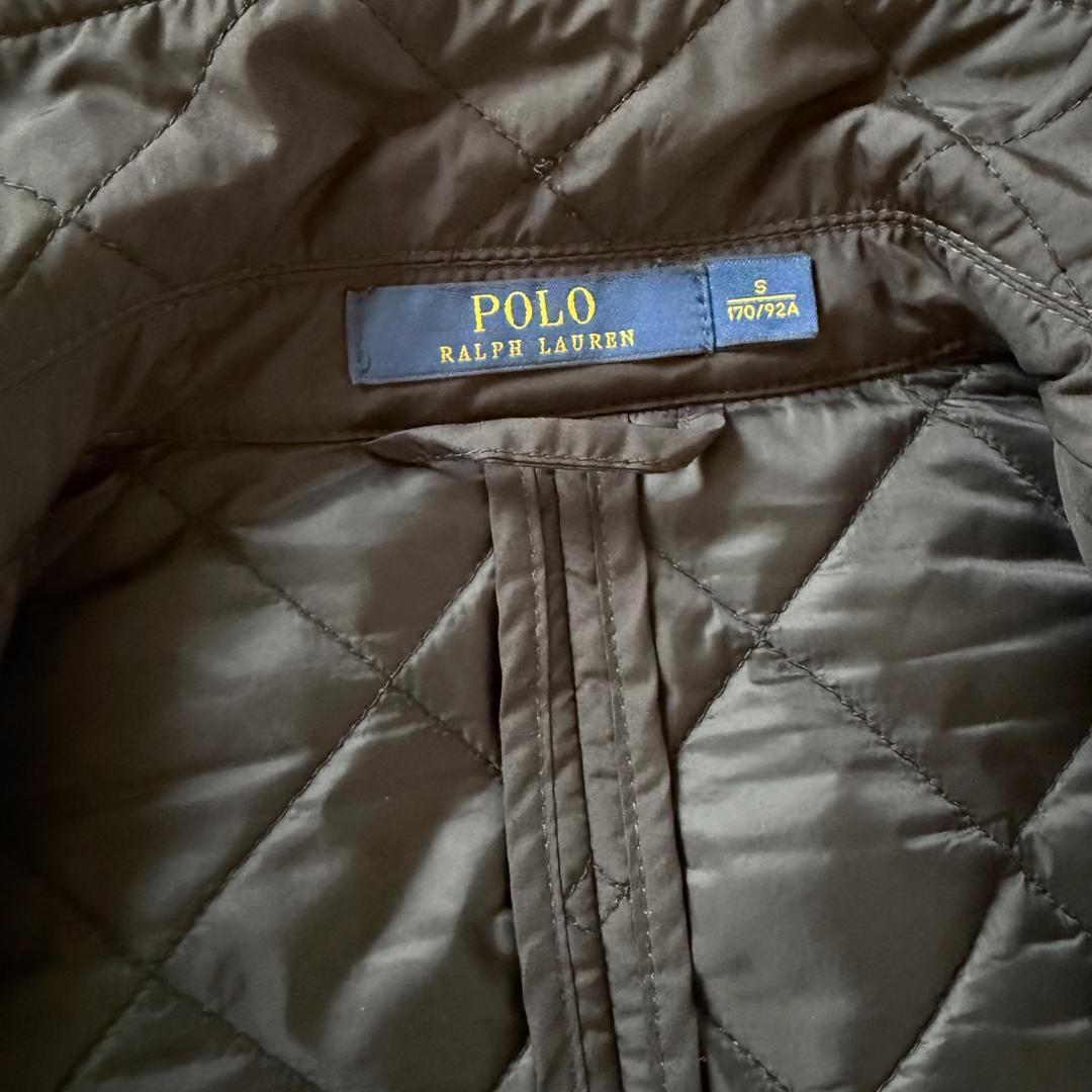 美品 Sサイズ ポロラルフローレン キルティング テーラードジャケット 黒 美品 Sサイズ ポロラルフローレン キルティング テーラードジャケット 黒