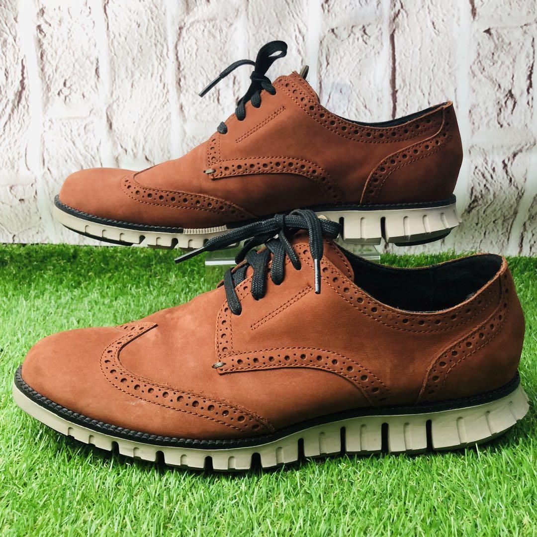 【試着のみ】COLEHAAN ゼログランド オックスフォード 厚底 10(28)
