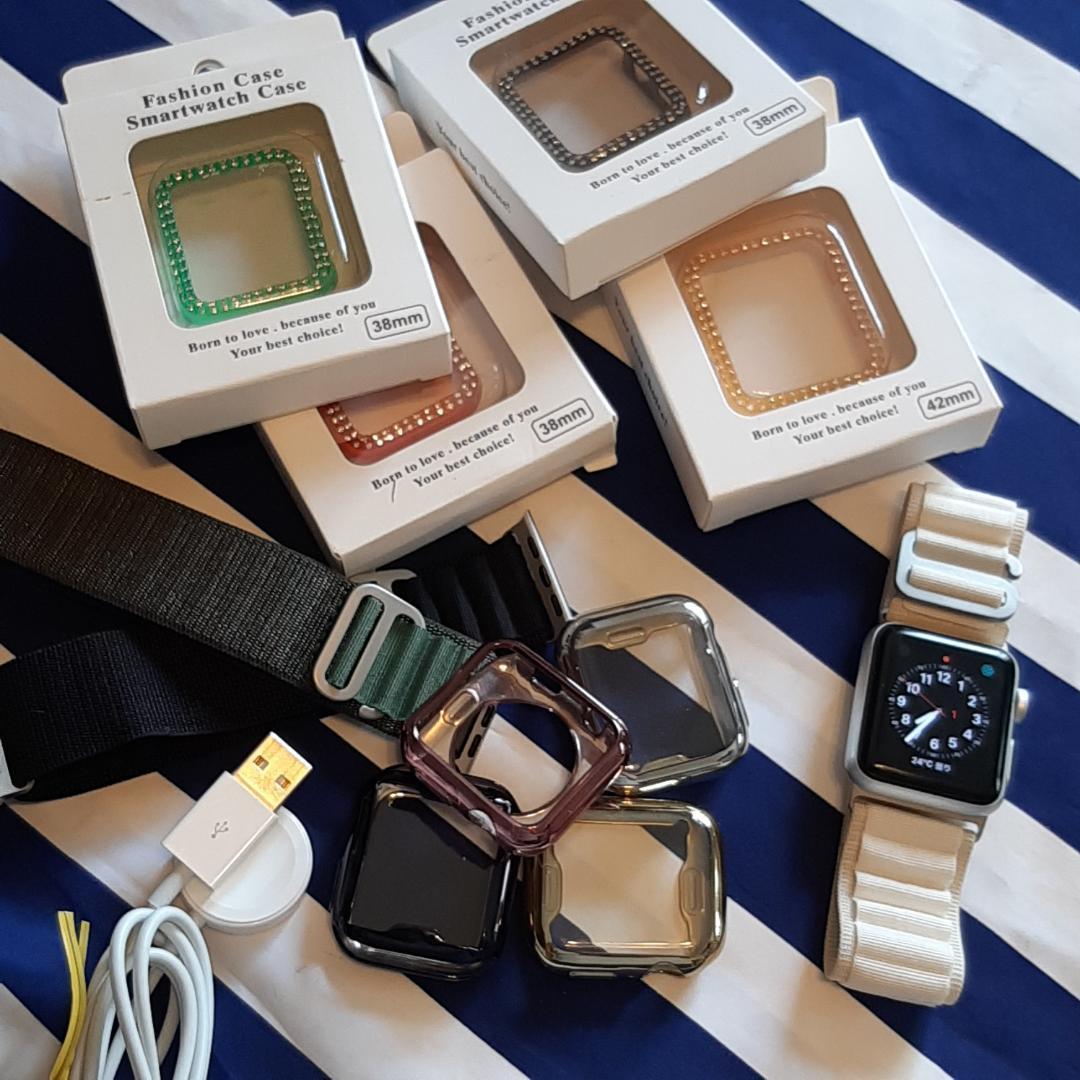 セルラー Apple Watch S3 42mm アップルウォッチ ベルト3種