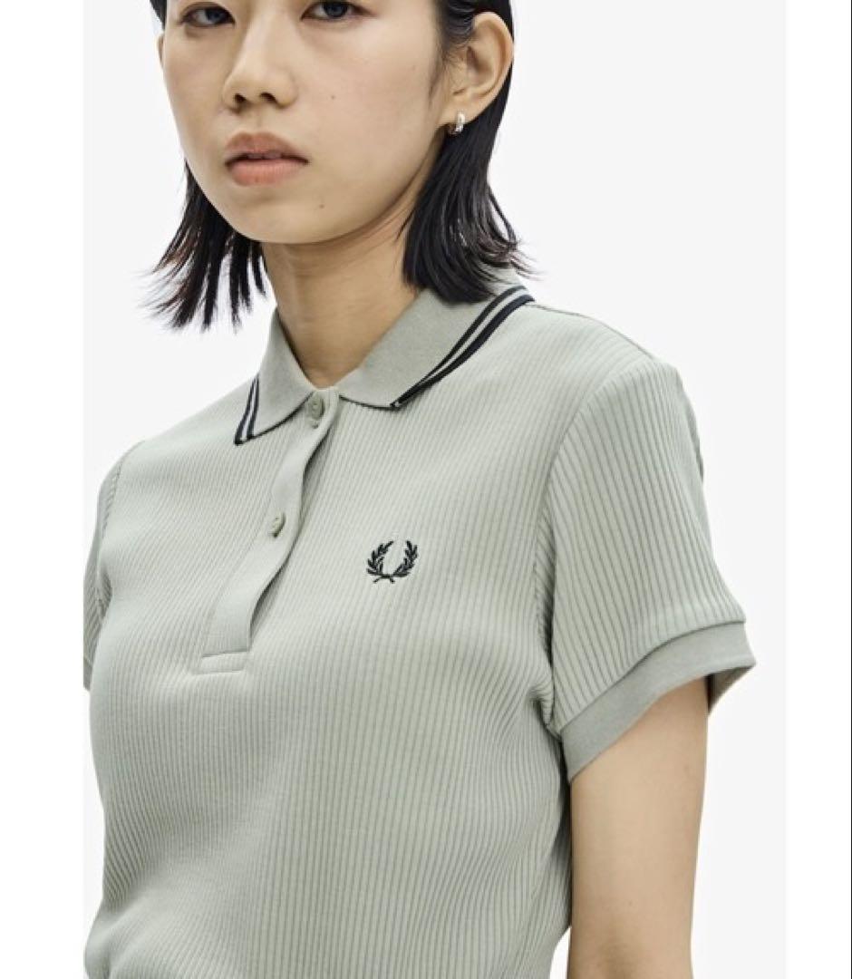 トップス FRED PERRY Ribbed Polo Shirt - G5138