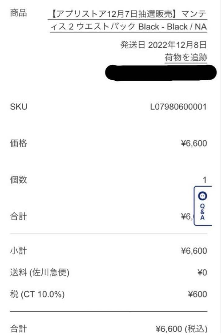 アークテリクス  マンティス2 正規品